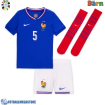 Fotballdrakt Barn Frankrike Jules Kounde #5 Hjemmedraktsett EM 2024 Kortermet (+ Korte bukser)